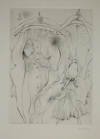Etching Bellmer - A Sade 6