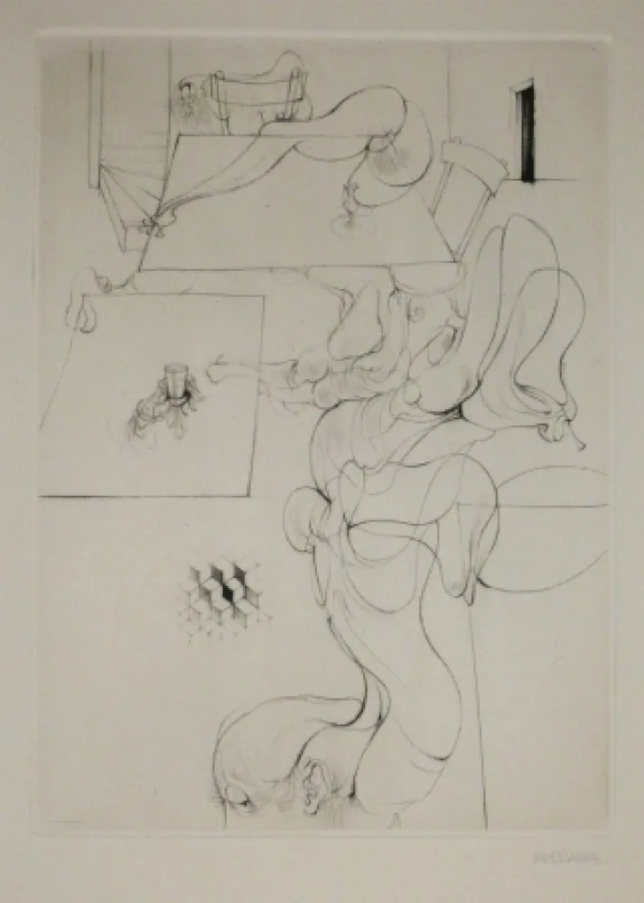 Etching Bellmer - A Sade 9
