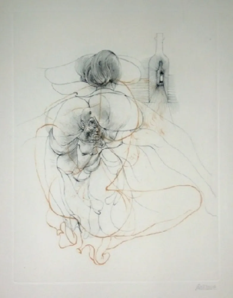 Etching And Aquatint Bellmer - Aline et Valcour