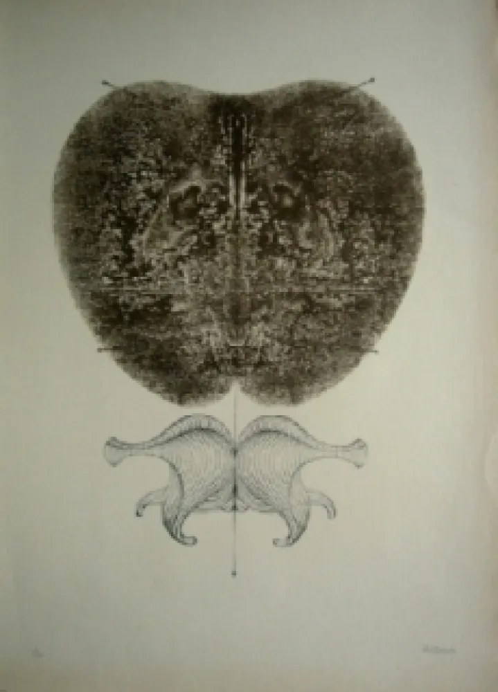 Lithograph Bellmer - Bottines