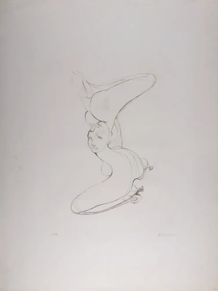 Engraving Bellmer - Céphalopode