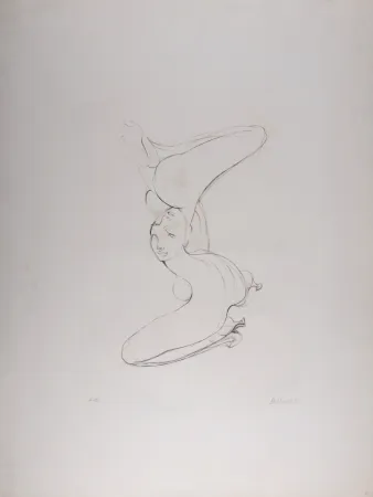 Engraving Bellmer - Céphalopode