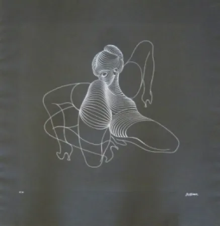 Etching Bellmer - Céphalopode double