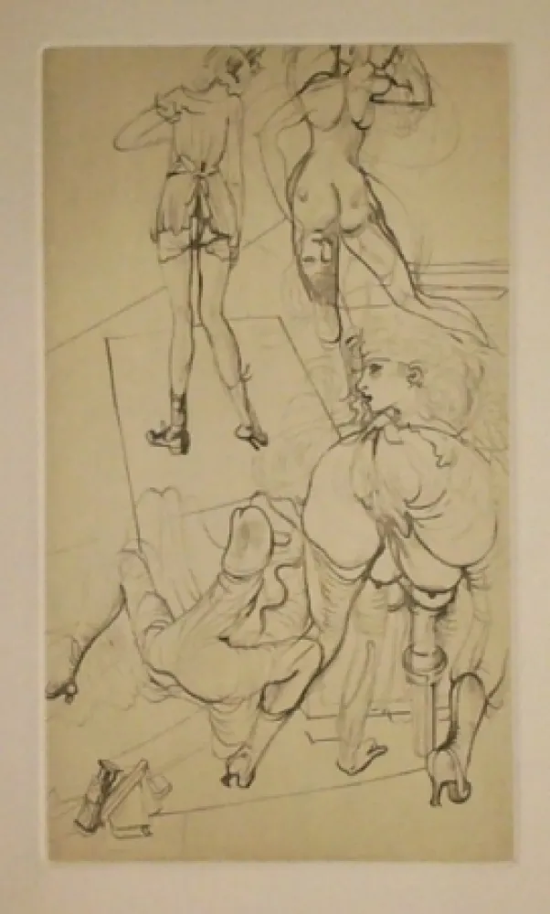 Engraving Bellmer - Gravure inedite