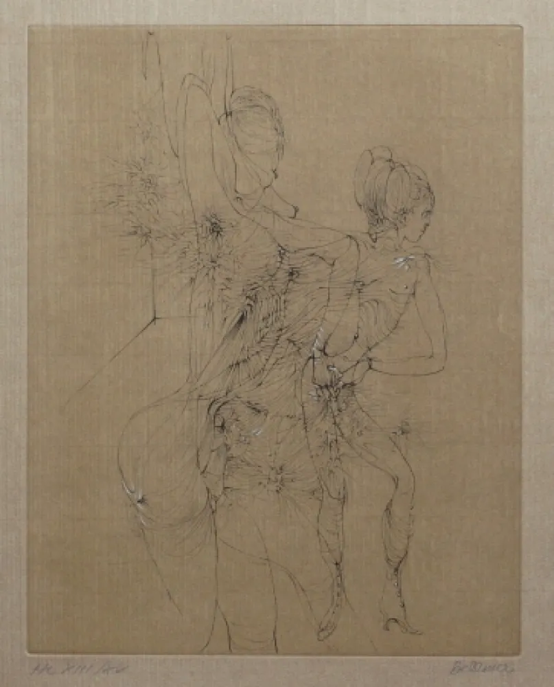 Drypoint Bellmer - Hermaphrodite