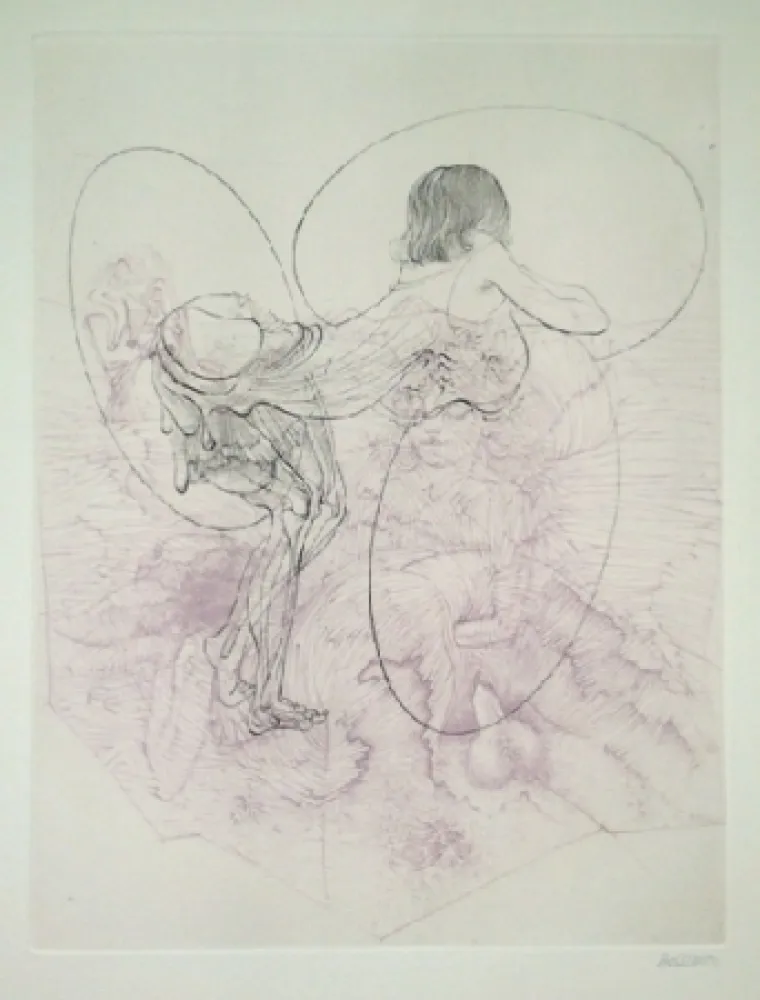 Etching And Aquatint Bellmer - Juliette ou les prospérités du vice