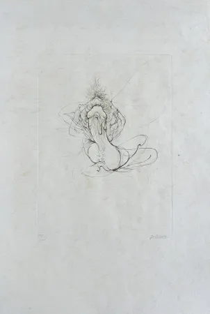 Engraving Bellmer - La bataille (D. 118)