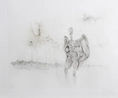 Etching Bellmer - La Chauve-Souris