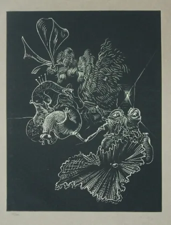 Engraving Bellmer - La demande en marriage