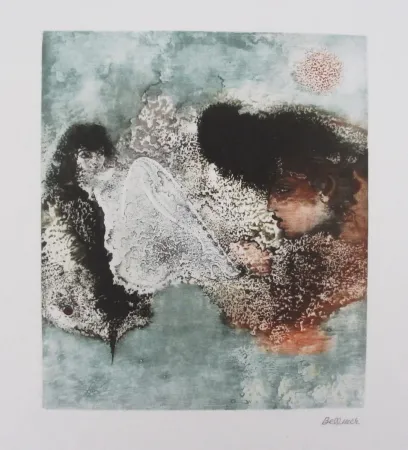 Etching Bellmer - Les Deux Amies