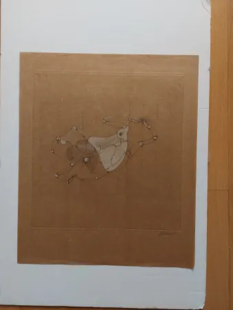 Etching Bellmer - Les marionnettes (1969)