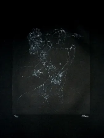 Engraving Bellmer - L'inceste