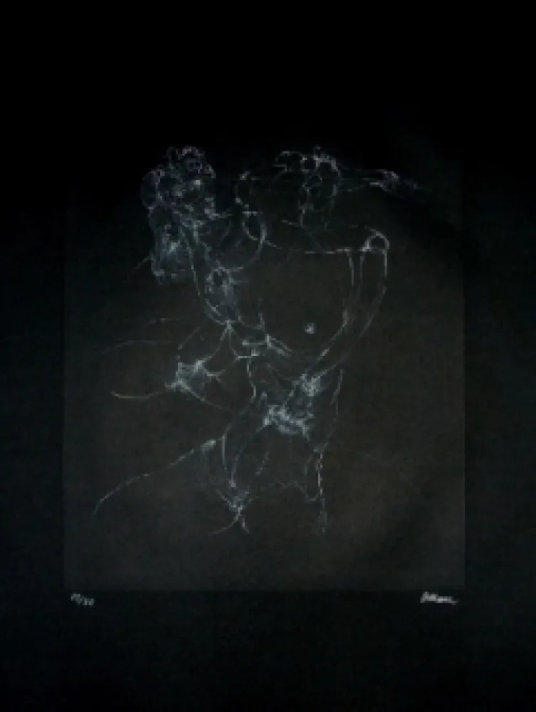 Engraving Bellmer - L'inceste