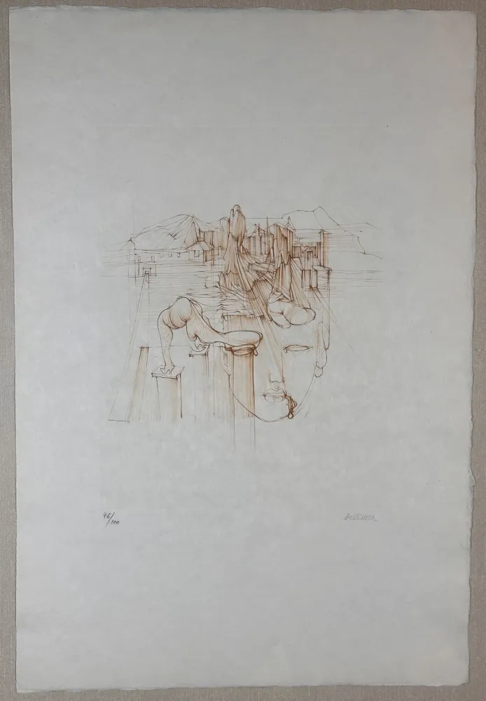 Etching Bellmer - L'Usine