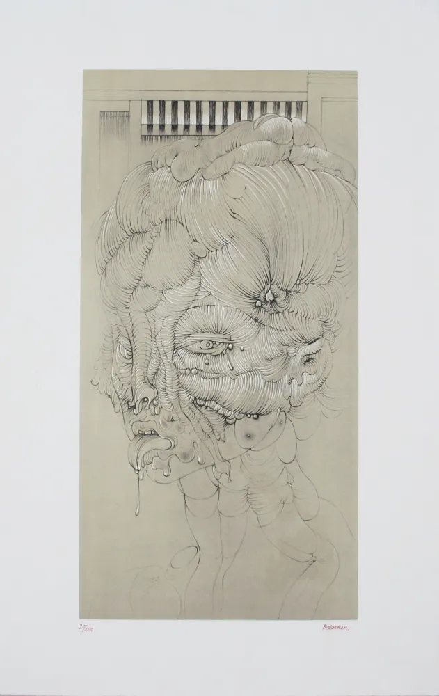 Lithograph Bellmer - Madame Edwarda