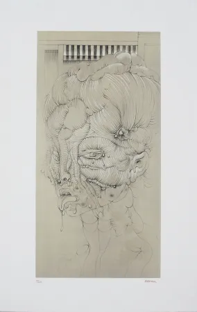 Lithograph Bellmer - Madame Edwarda