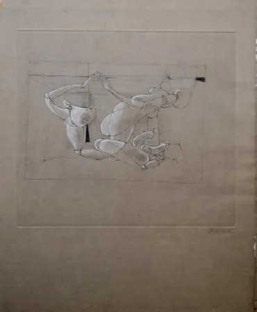 Etching And Aquatint Bellmer - Marionnette 4