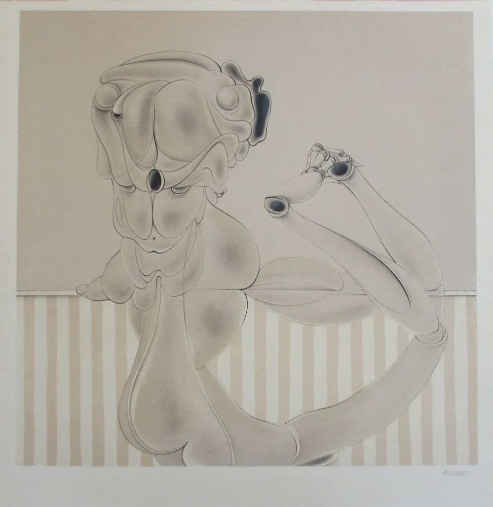 Lithograph Bellmer - Marionnette