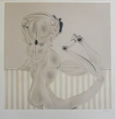 Lithograph Bellmer - Marionnette