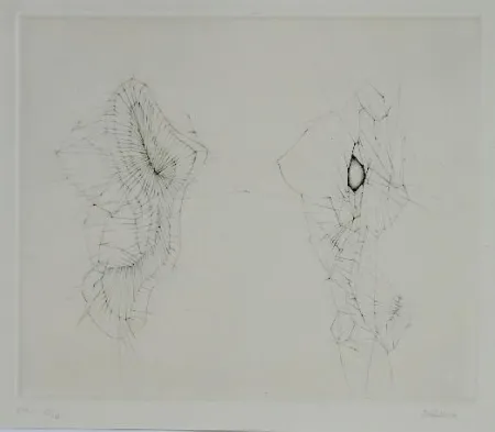 Etching And Aquatint Bellmer - Mon arrestation du 26 août