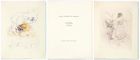 Illustrated Book Bellmer - PETIT TRAITÉ DE MORALE. 10 gravures en couleurs signées (Visat 1968)