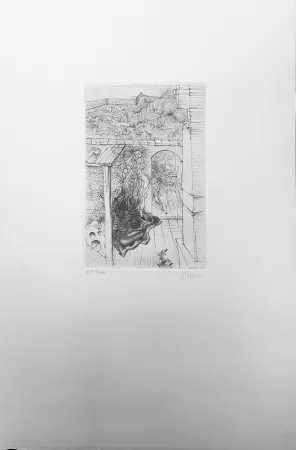 Engraving Bellmer - Retable (1971)