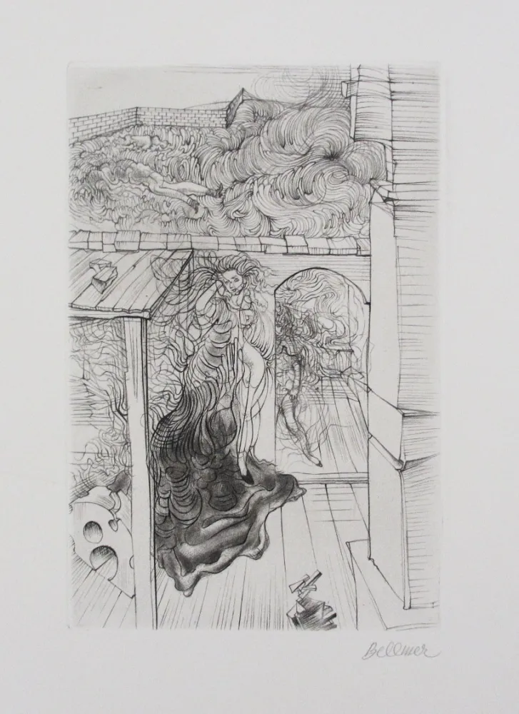 Etching And Aquatint Bellmer - Retable