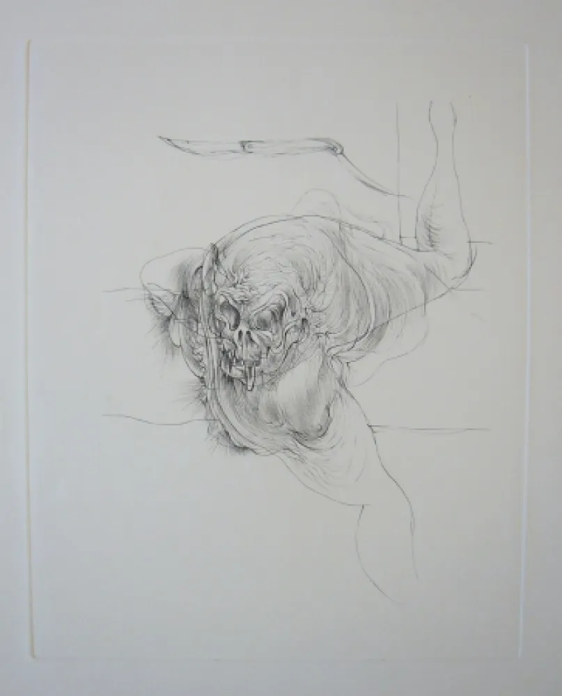 Engraving Bellmer - Sans titre