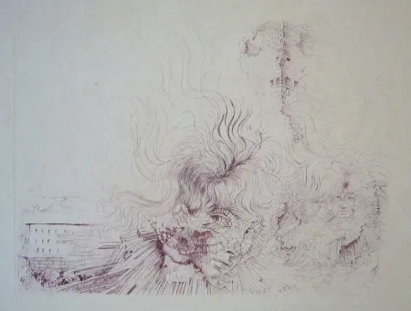 Engraving Bellmer - Sans titre