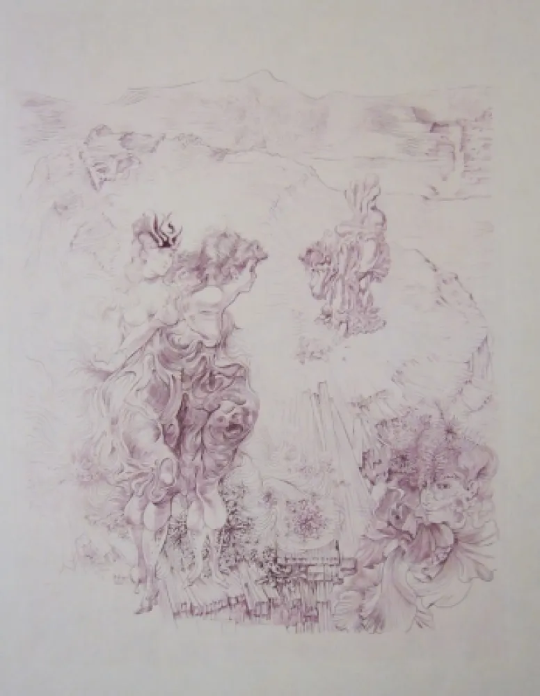 Engraving Bellmer - Sans titre