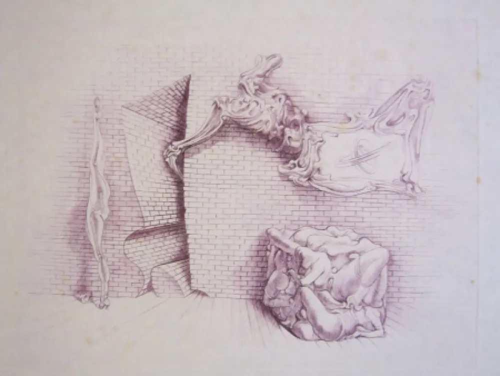 Engraving Bellmer - Sans titre