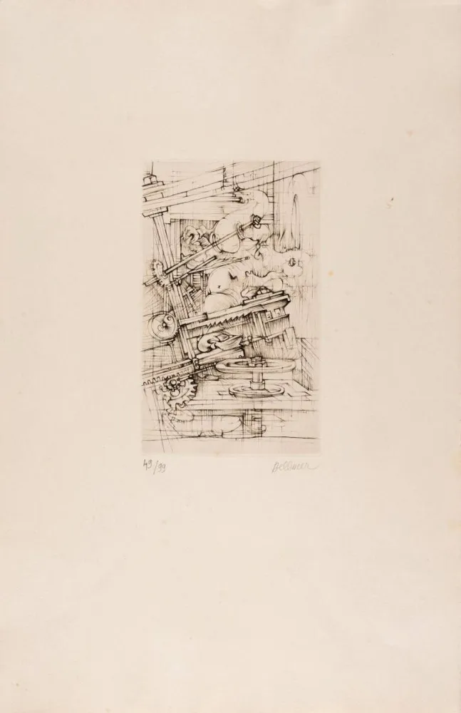 Drypoint Bellmer - Sans titre