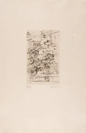 Drypoint Bellmer - Sans titre