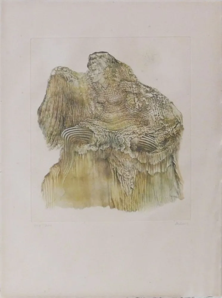 Etching And Aquatint Bellmer - Sans titre