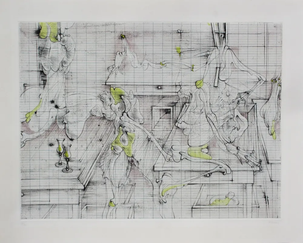 Etching And Aquatint Bellmer - Service Clos
