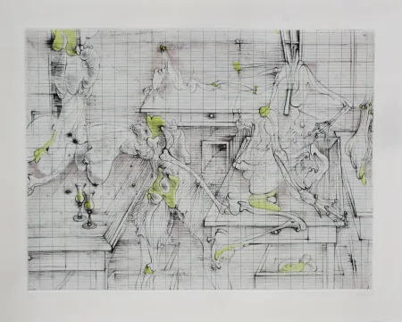 Etching And Aquatint Bellmer - Service Clos