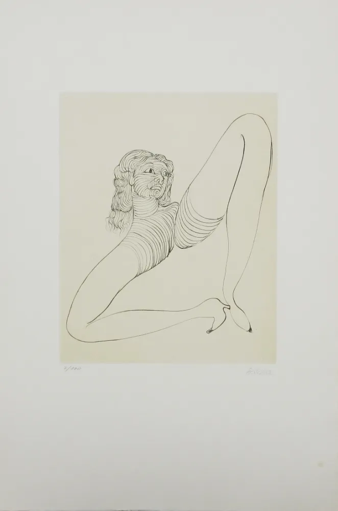 Etching And Aquatint Bellmer - Solitude