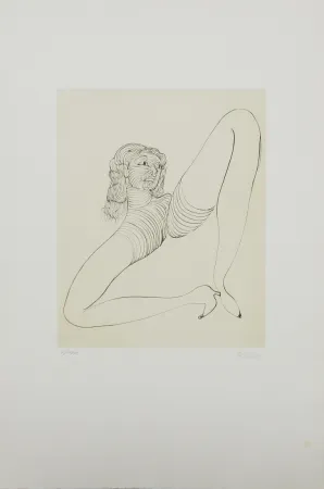 Etching And Aquatint Bellmer - Solitude