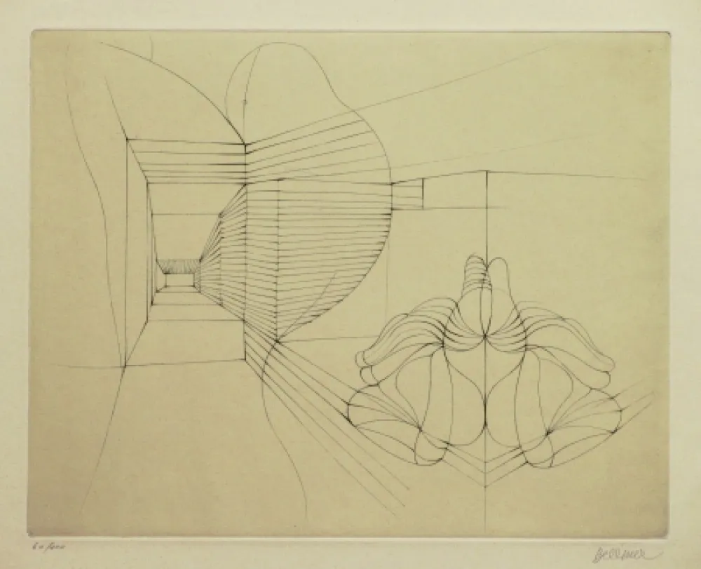 Drypoint Bellmer - Souterrain Prénatal