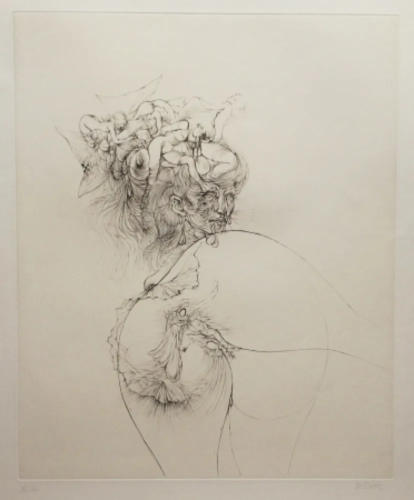 Etching And Aquatint Bellmer - Titre inconnu