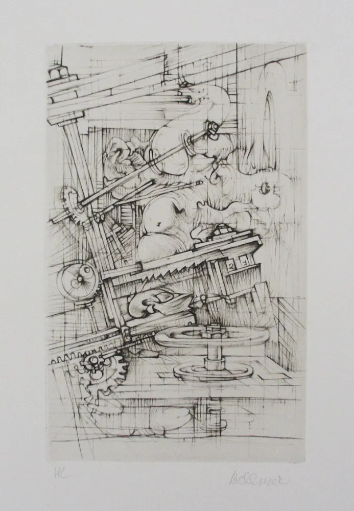 Etching And Aquatint Bellmer - Titre inconnu