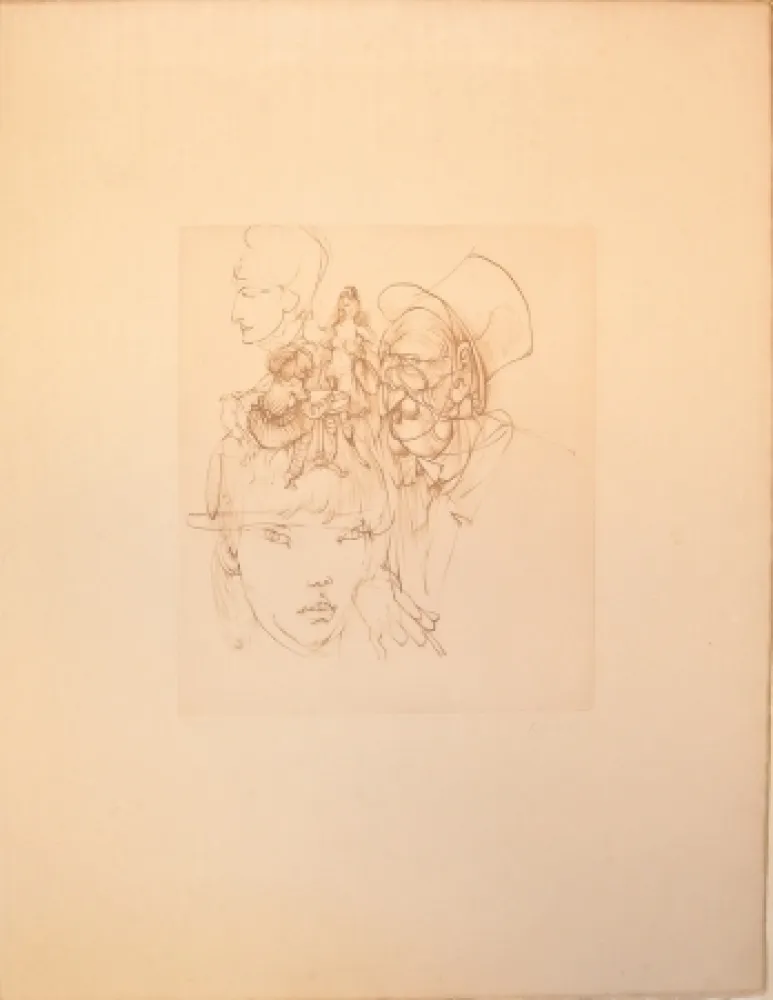 Etching Bellmer - Untitled