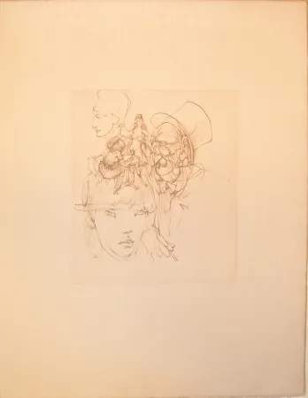 Etching Bellmer - Untitled