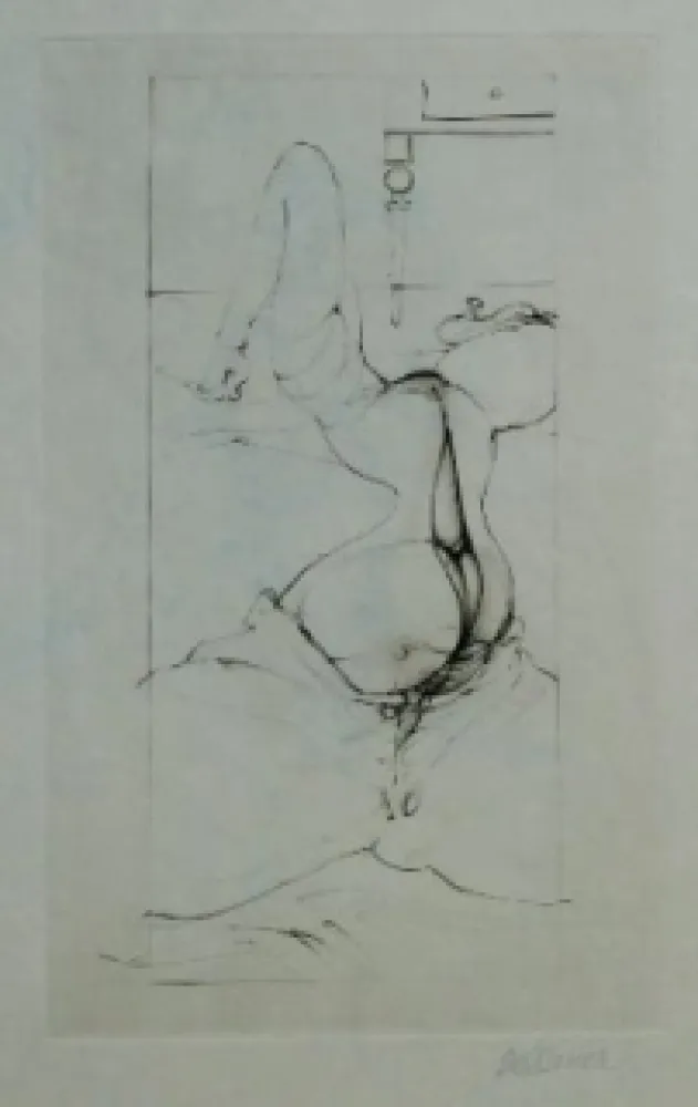 Engraving Bellmer - Variations autour de Madame Edwarda