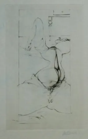 Engraving Bellmer - Variations autour de Madame Edwarda