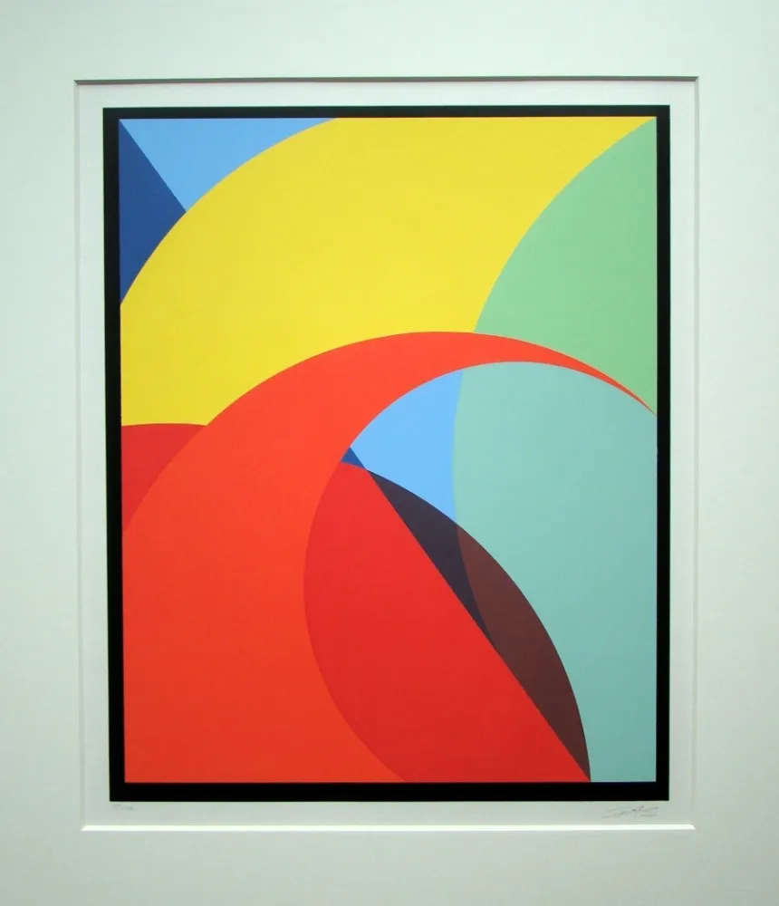Screenprint Béöthy Steiner - Composition, 1972