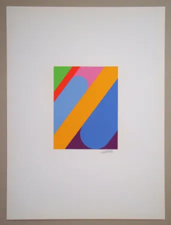 Screenprint Béöthy Steiner - Composition, 1972