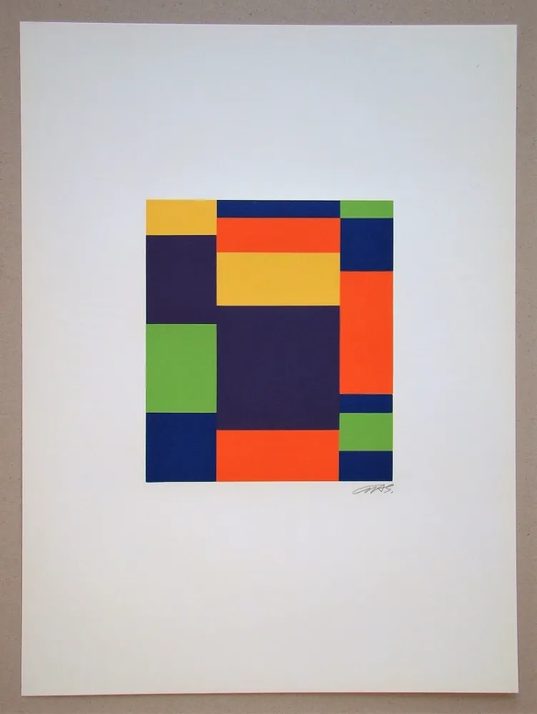 Screenprint Béöthy Steiner - Composition