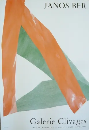Poster Ber - Affiche exposition galerie Clivages 