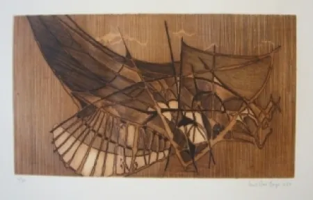 Etching Berge - Araignée